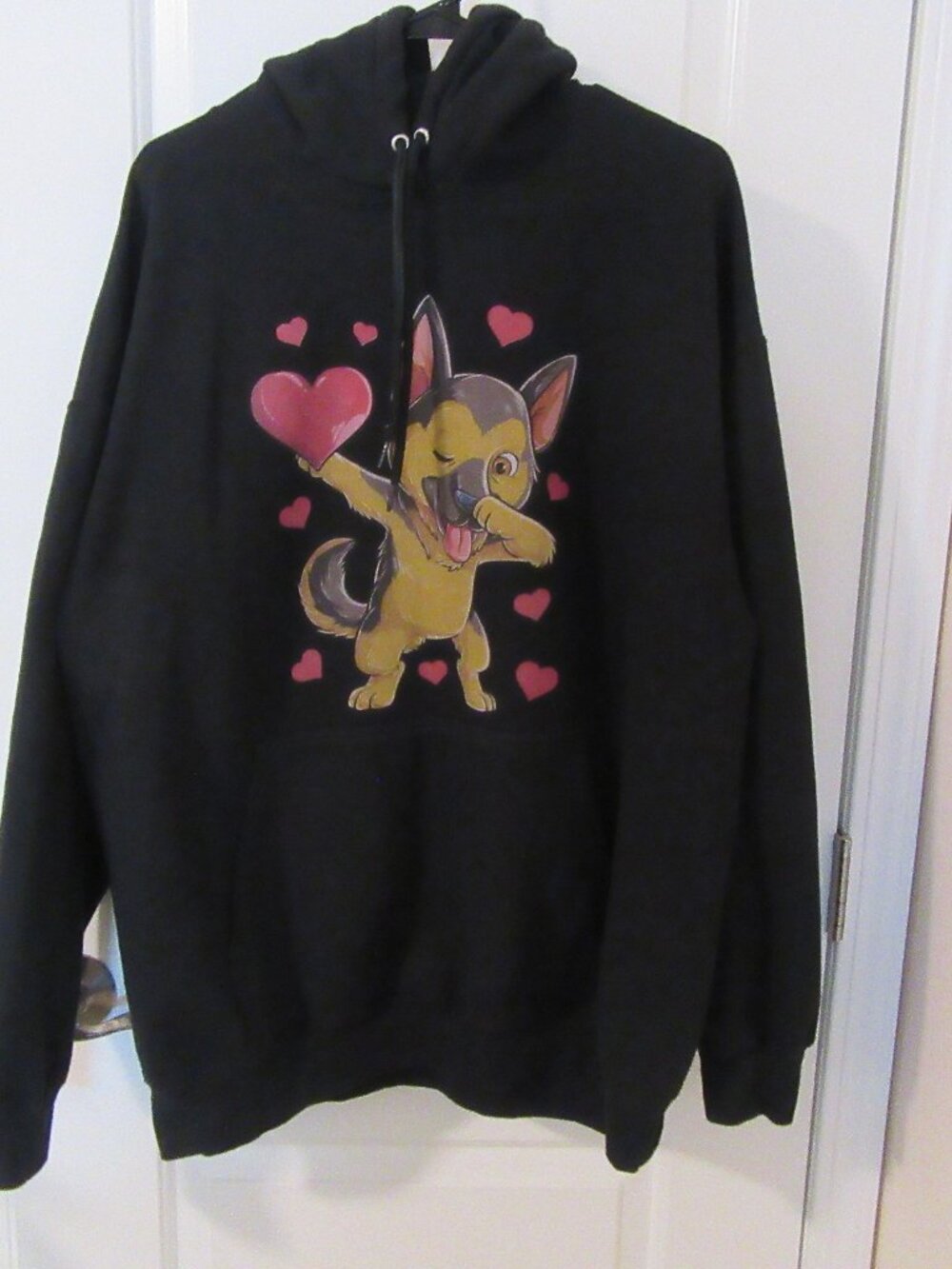 Port Company German Shepherd Puppy 2XL Hoodie Sweatshirt